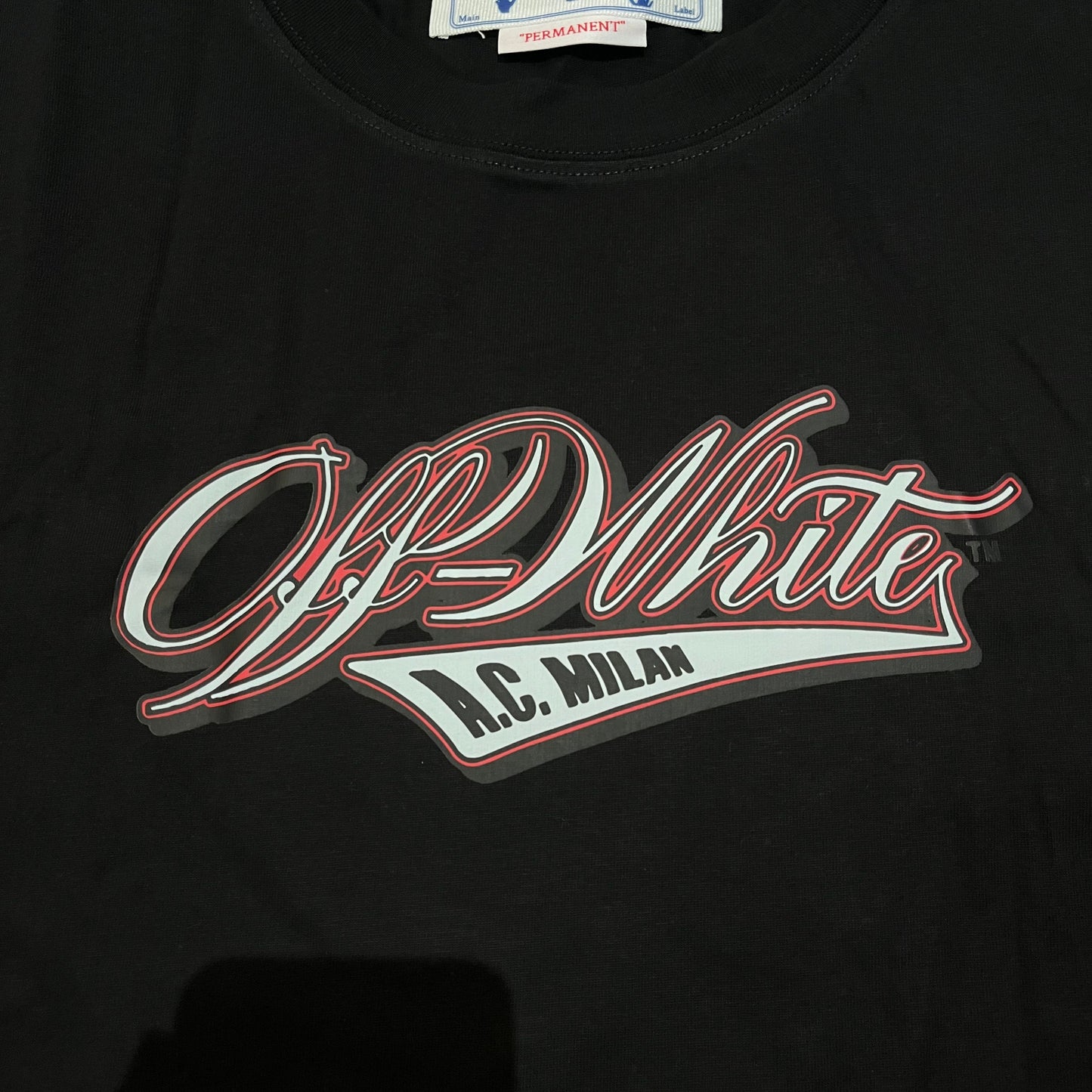 Remera Off White AC MILAN XL