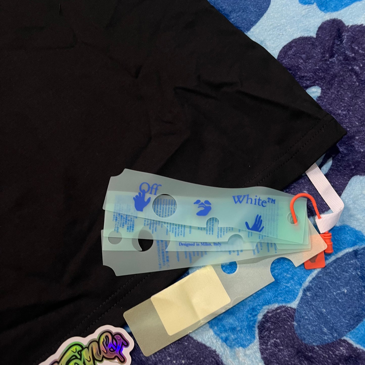 Remera Off White AC MILAN XL