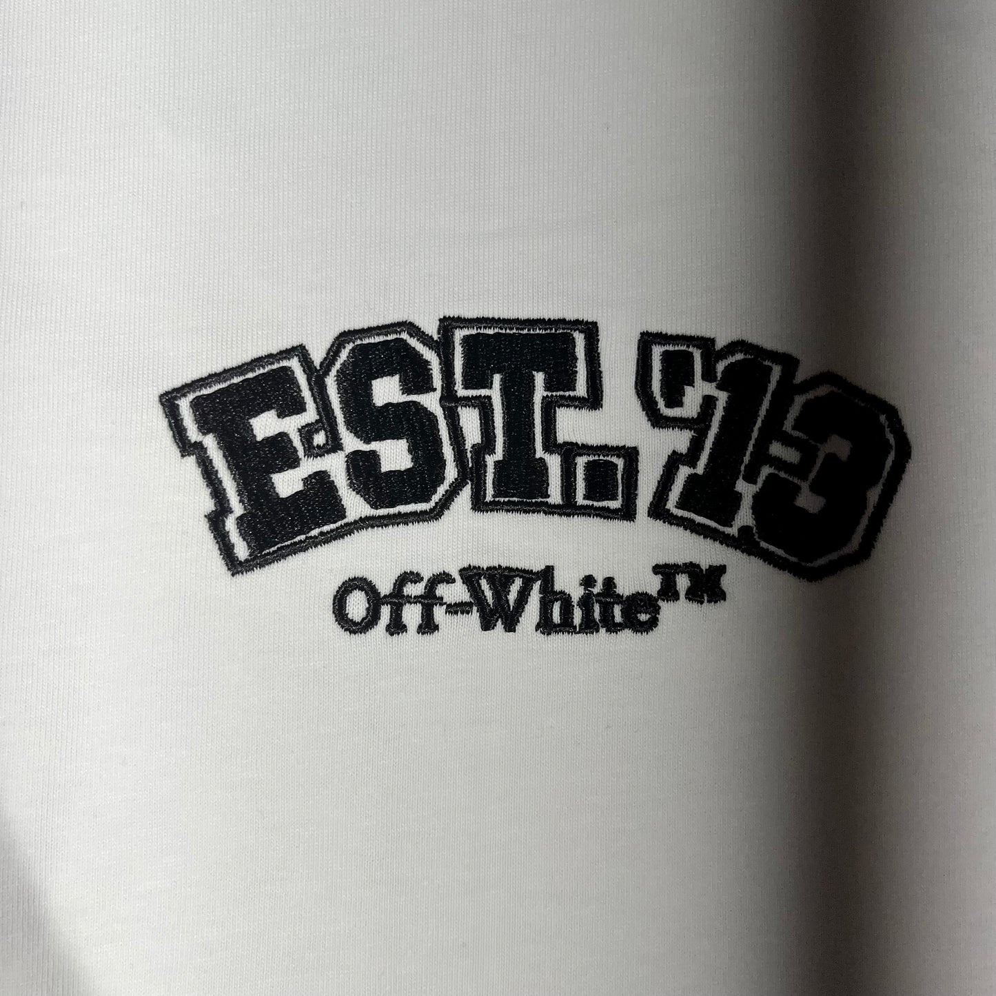 Remera Off White Logic Logos Blanca M