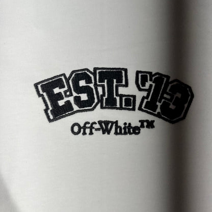 Remera Off White Logic Logos Blanca M