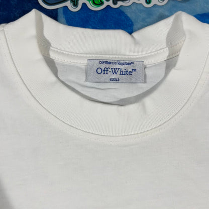 Remera Off White Logic Logos Blanca M