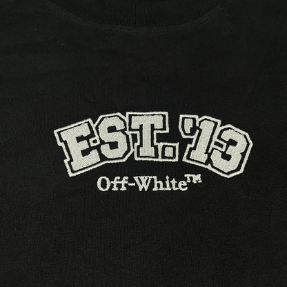 Remera Off White Logic Logos Negra