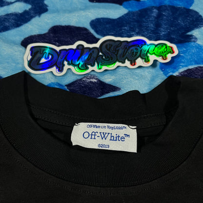 Remera Off White Logic Logos Negra