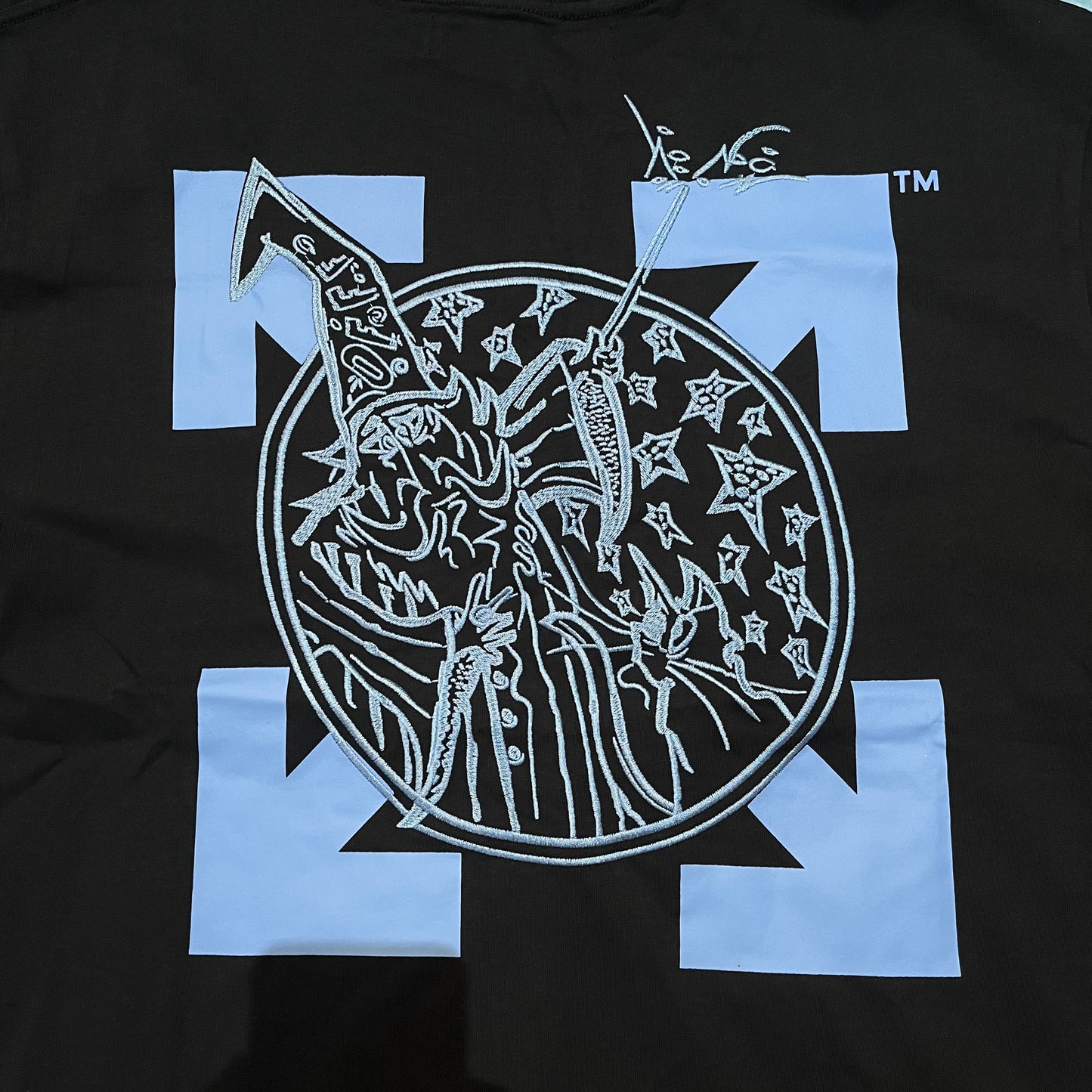 Remera Off White Wizard Negra