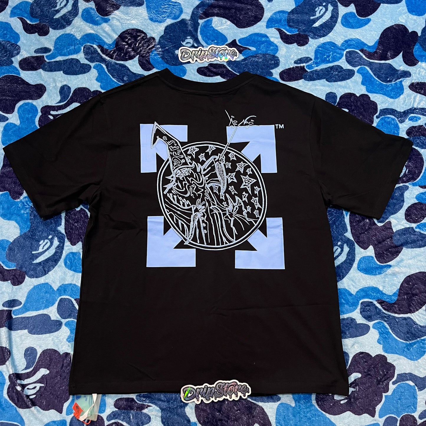 Remera Off White Wizard Negra