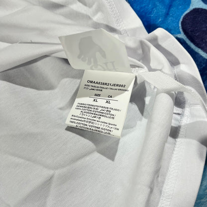 Remera Off White Metal Arrow Blanca