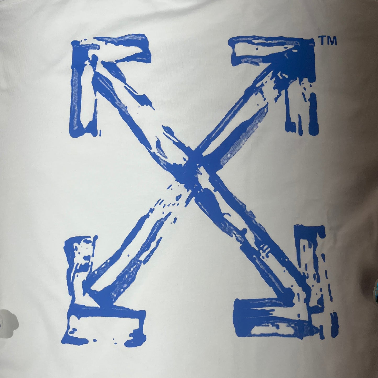 Remera Off White Paint Arrow Blanca L