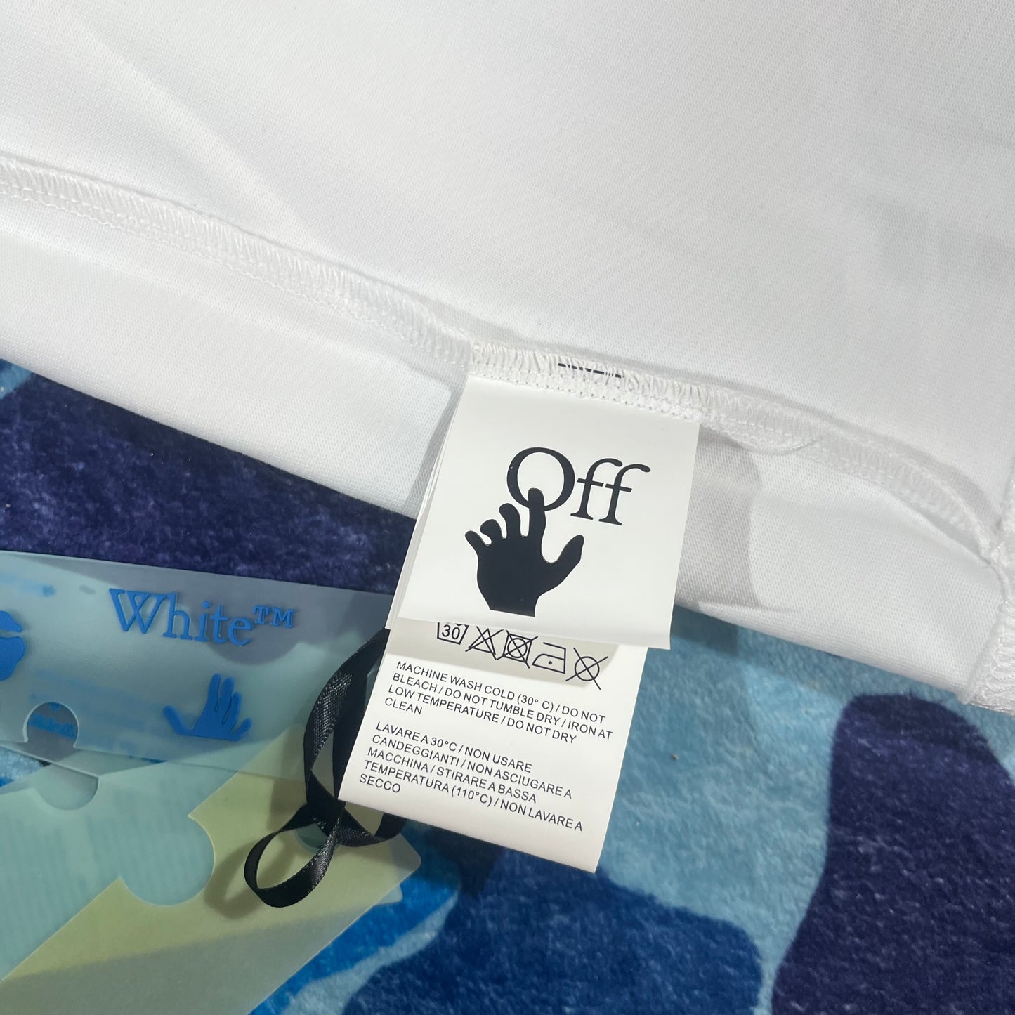 Remera Off White Paint Arrow Blanca L