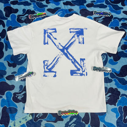 Remera Off White Paint Arrow Blanca L