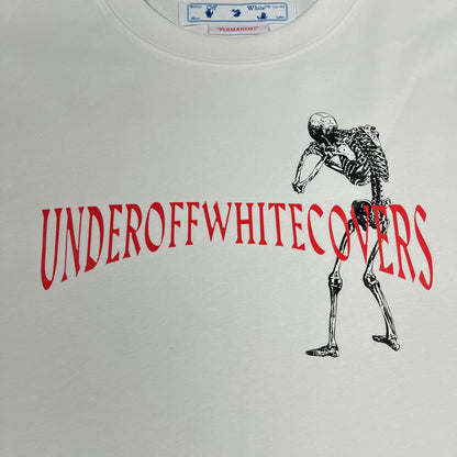 Remera Off White Undercover Skeleton Blanca