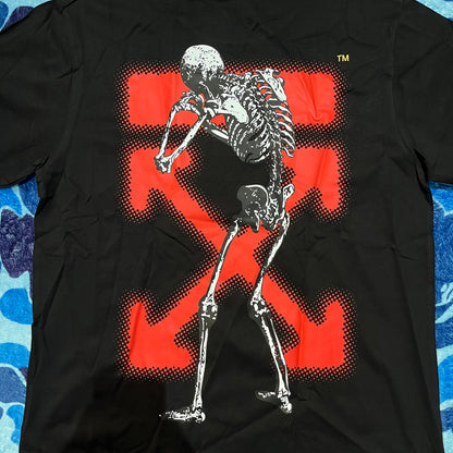 Remera Off White Undercover Skeleton Negra
