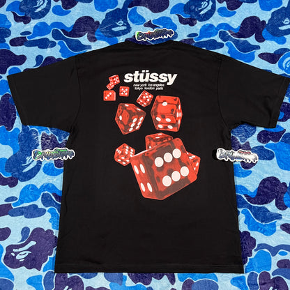 Remera Stussy Rollers Negra XL