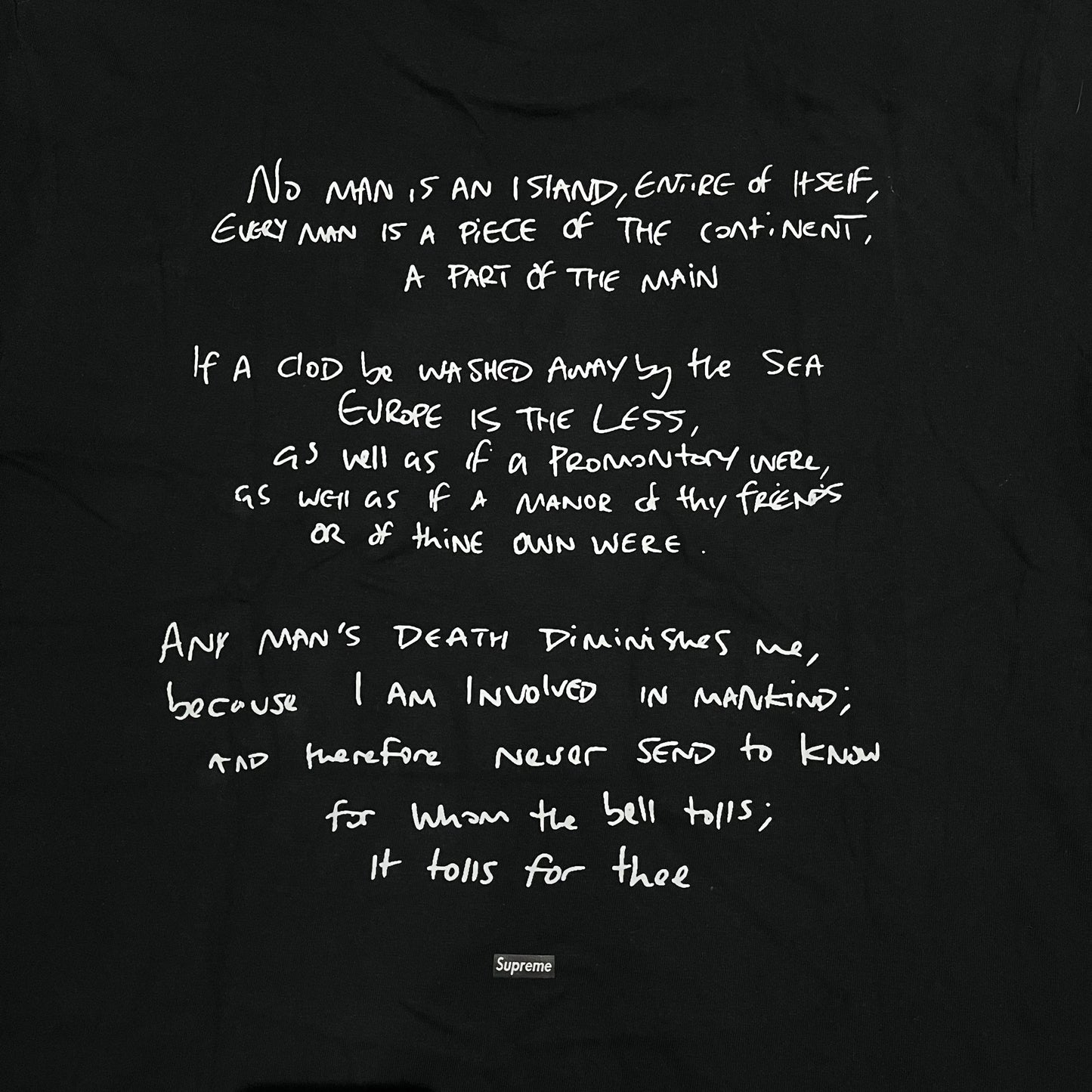 Remera Supreme Corteiz Rules The World Negra