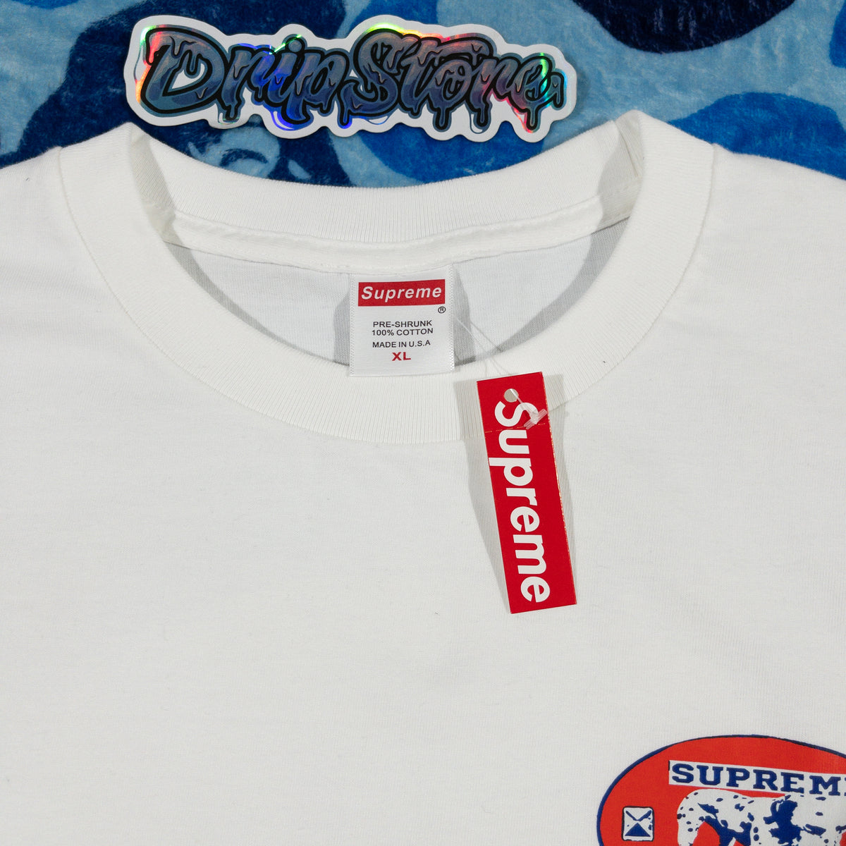 Remera Supreme Dalmatian Blanca XL