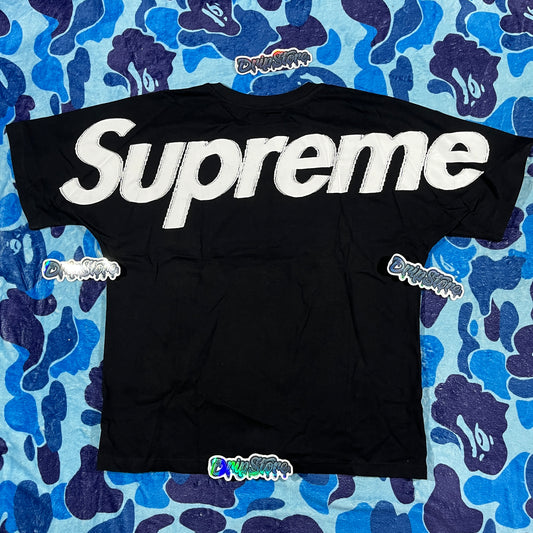 Remera Supreme Intarsia Negra XL