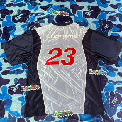 Remera Supreme Jordan Warm Up Celeste