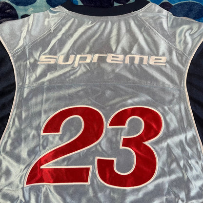 Remera Supreme Jordan Warm Up Celeste