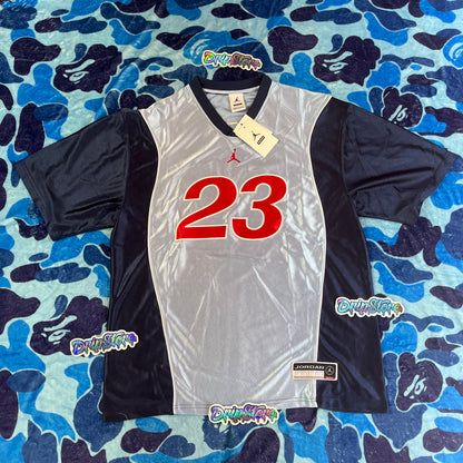 Remera Supreme Jordan Warm Up Celeste