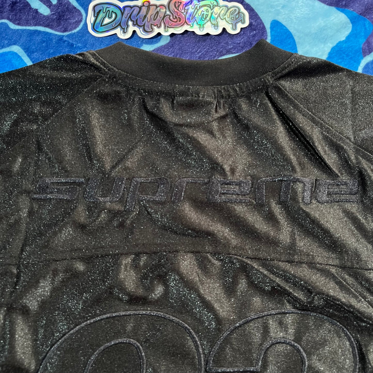 Remera Supreme Jordan Warm Up Negra