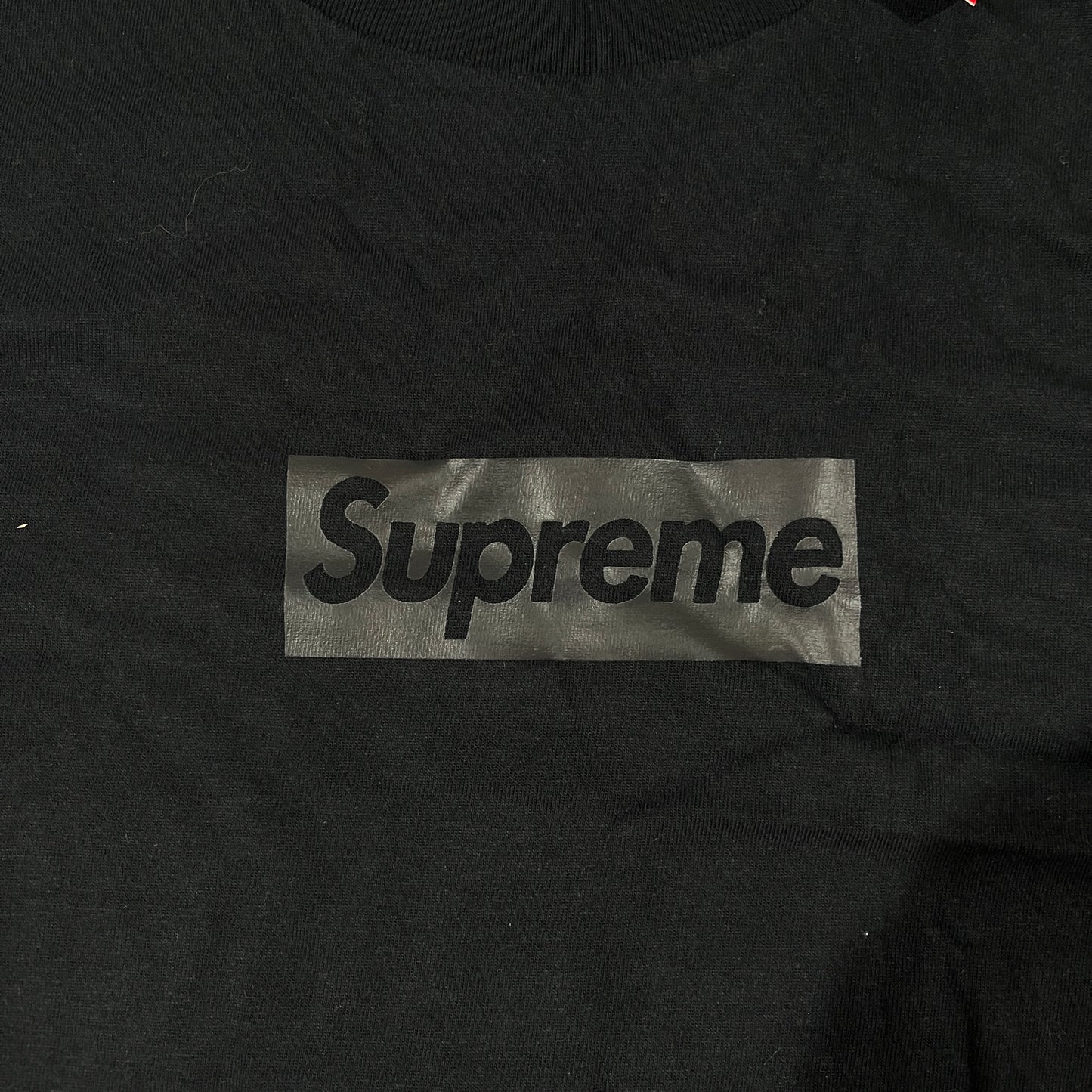 Remera Supreme Tonal Box Logo Negra L
