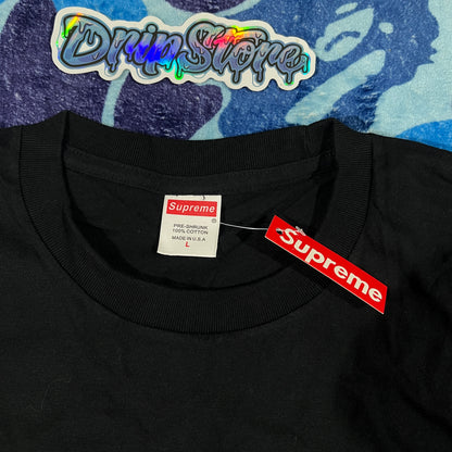 Remera Supreme Tonal Box Logo Negra L
