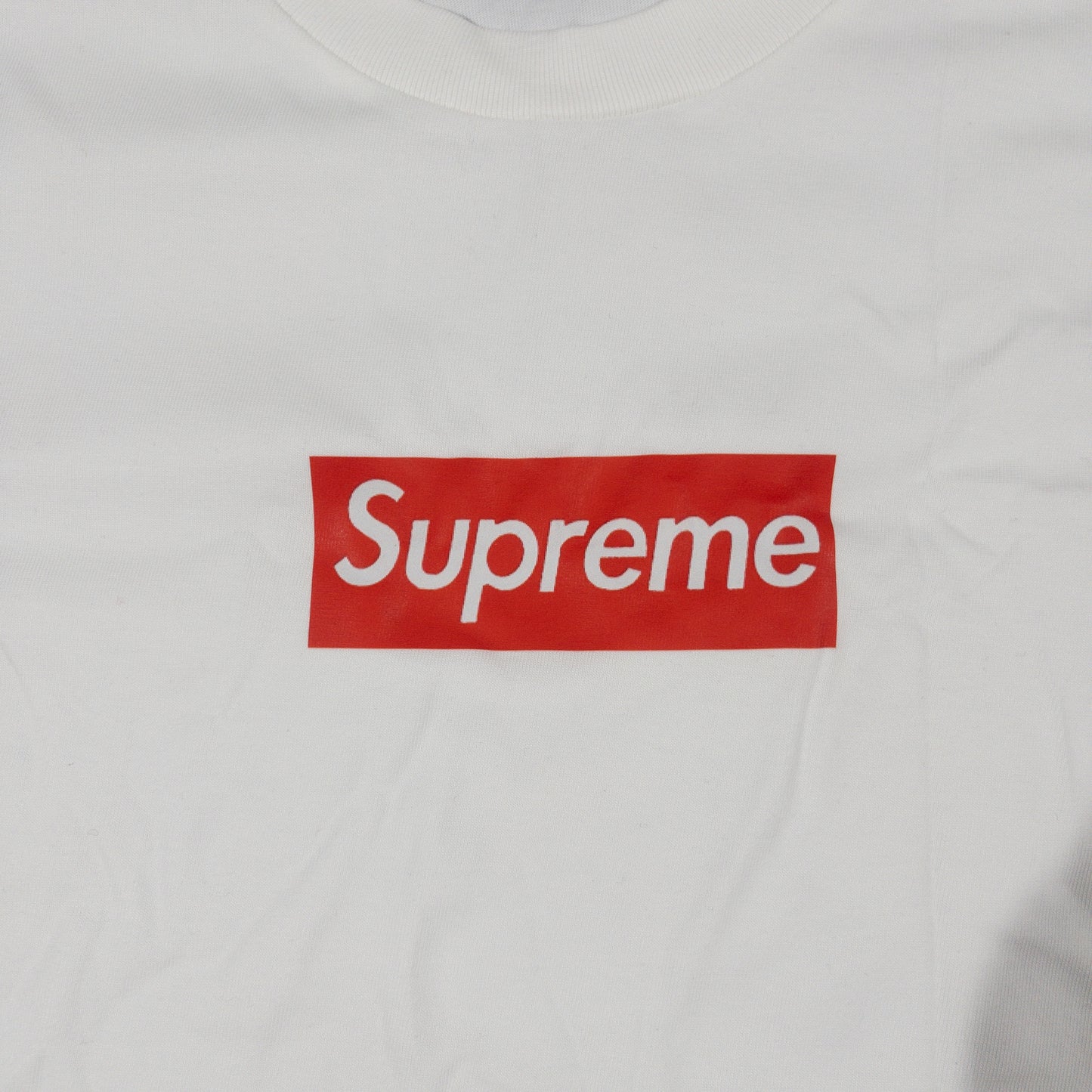 Remera Supreme West Hollywood Box Logo Blanca M