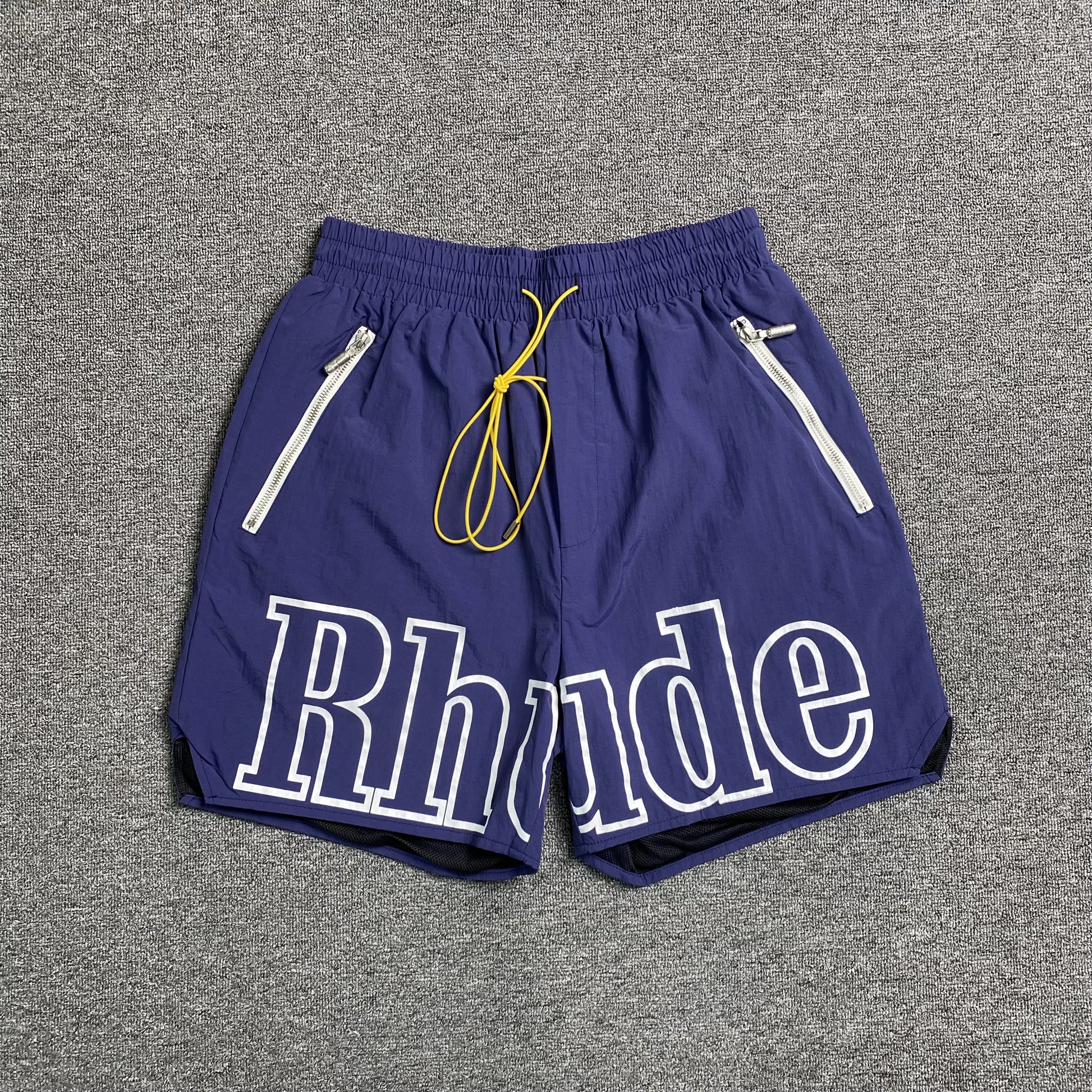 rhude-rh-logo-shorts-blue-navy-Drip Store Argentina