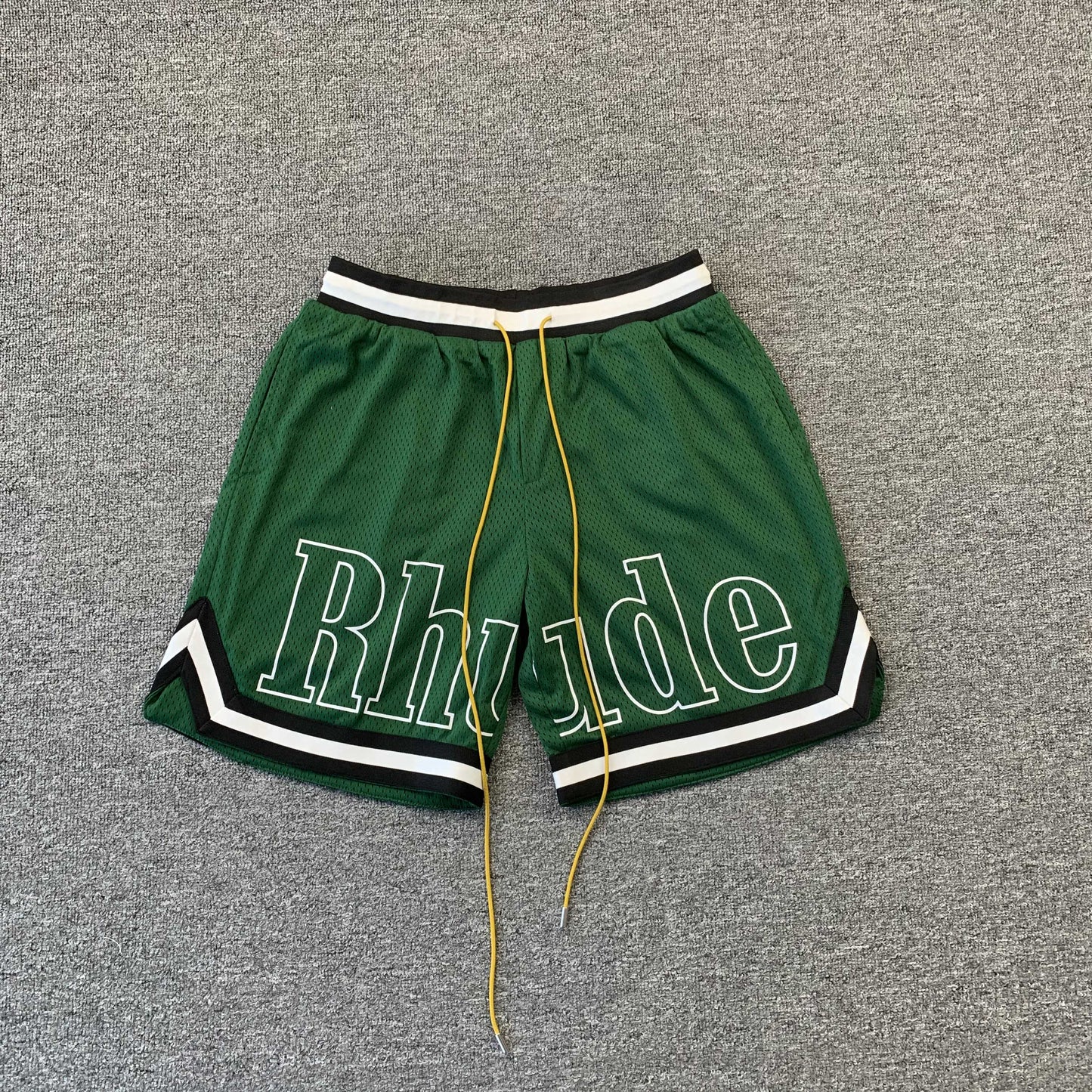 rhude-shorts-green-Drip Store Argentina