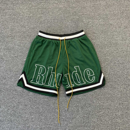 rhude-shorts-green-Drip Store Argentina