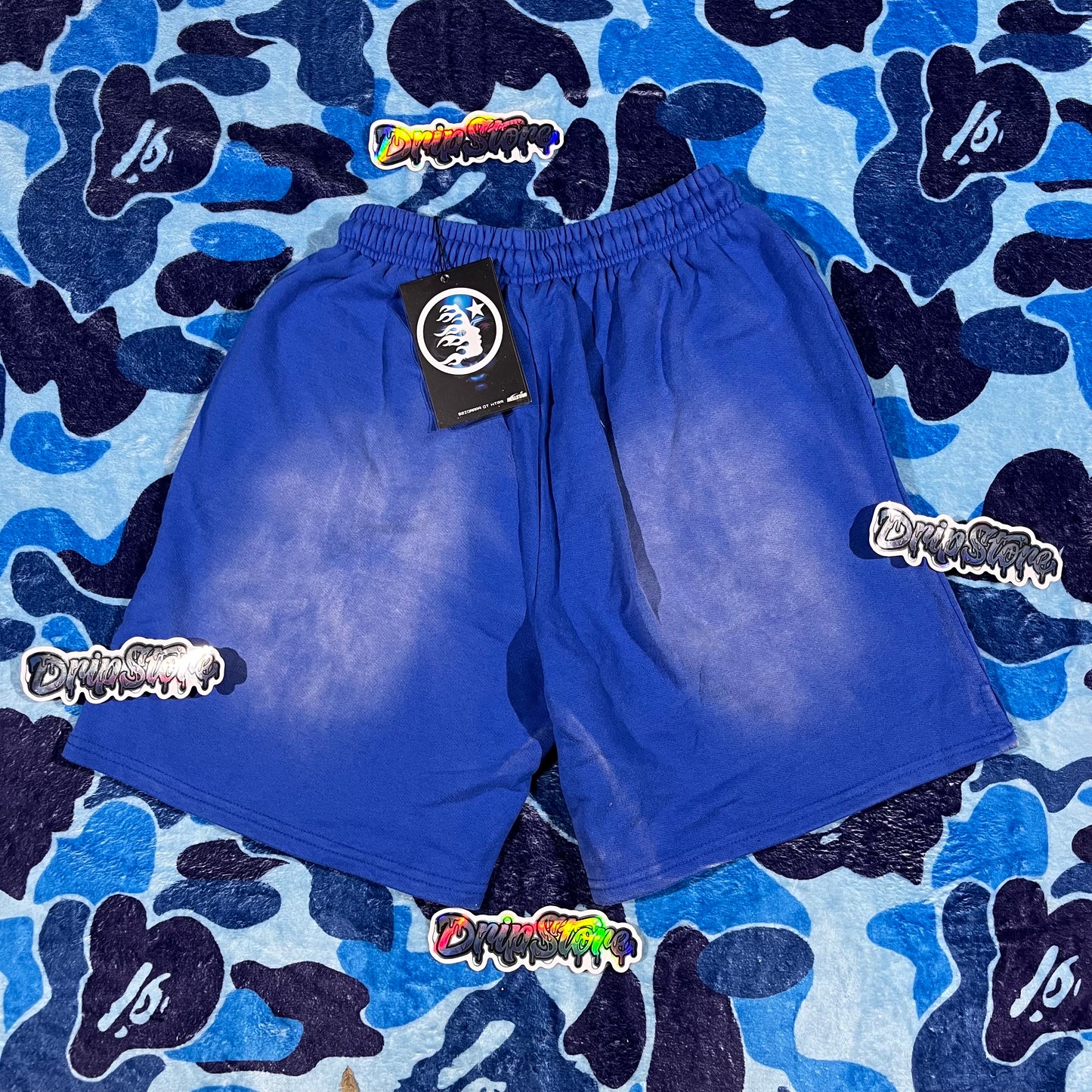 Short Hellstar Flame Azul M