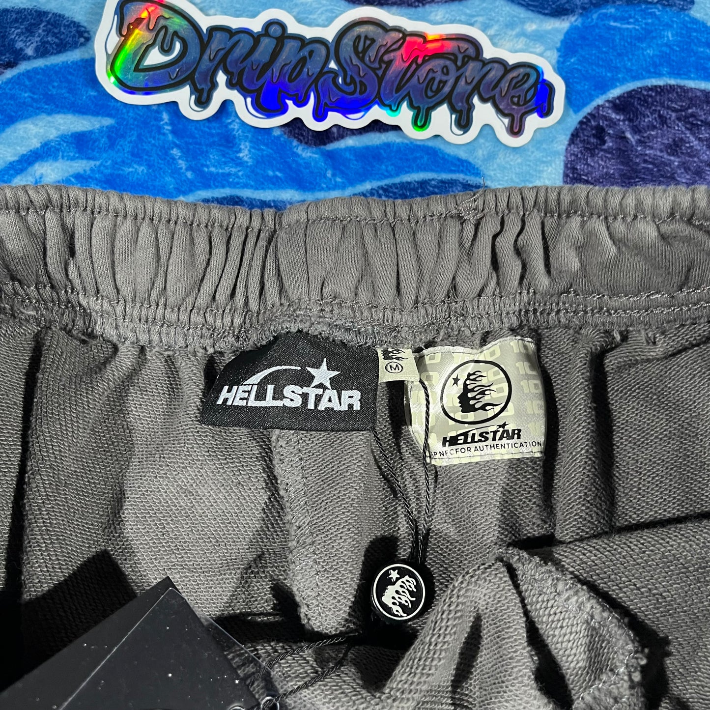 Short Hellstar Flame Gris M