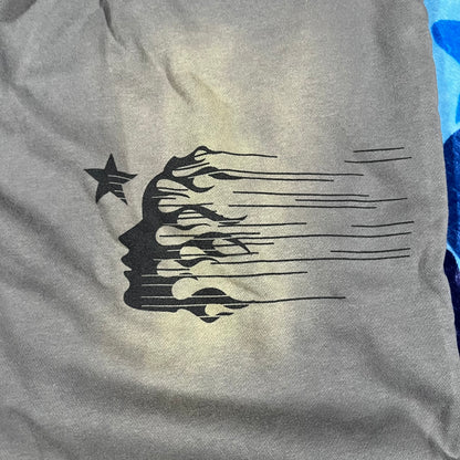 Short Hellstar Flame Gris M