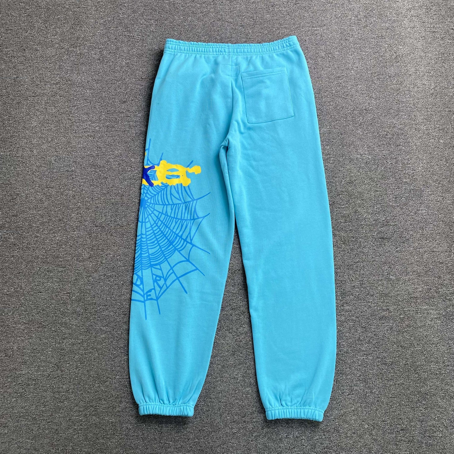 Pantalón Sp5der Heavy Web Celeste