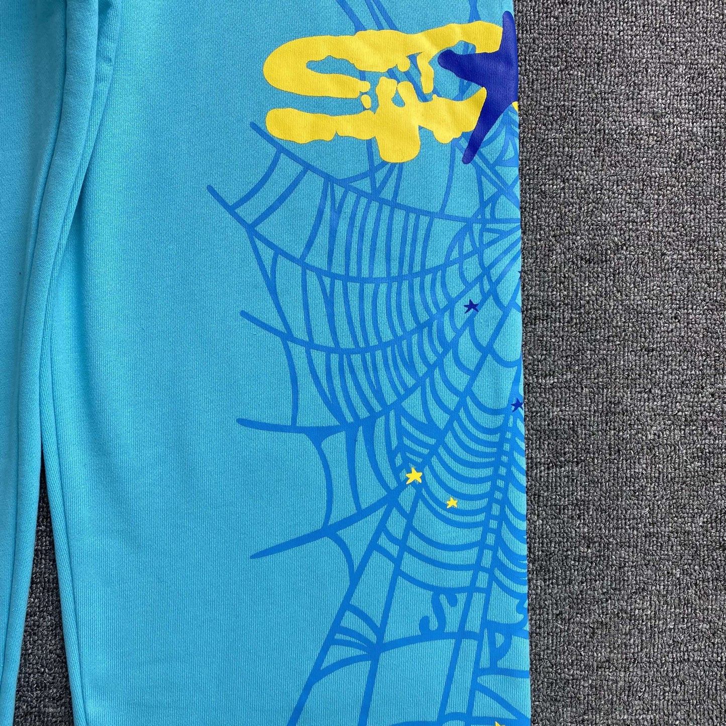 Pantalón Sp5der Heavy Web Celeste