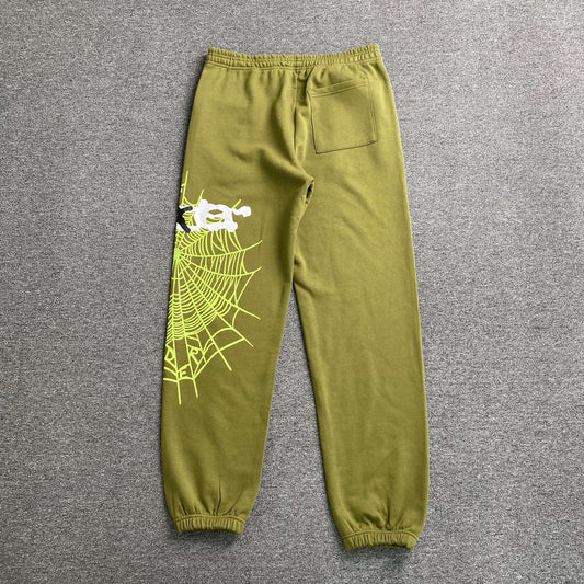 Pantalón Sp5der Heavy Web Verde