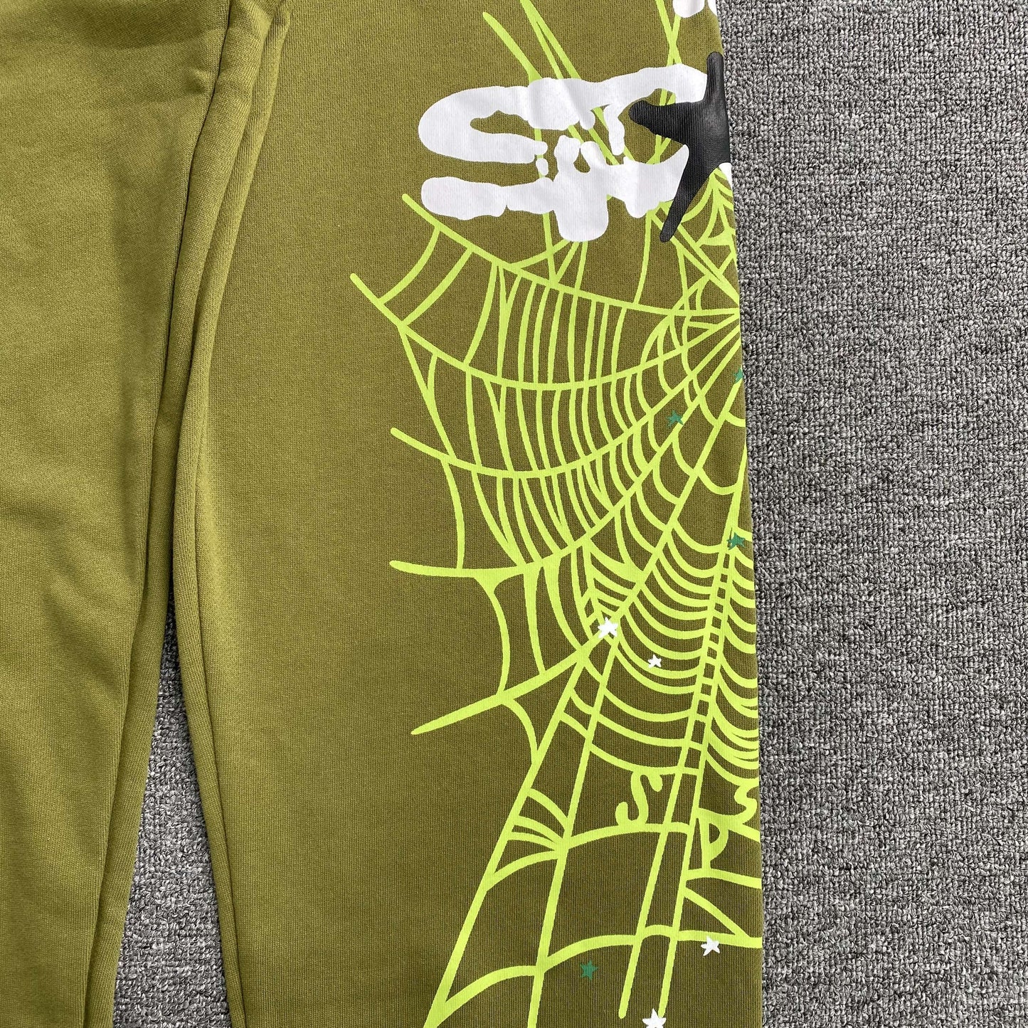 Pantalón Sp5der Heavy Web Verde