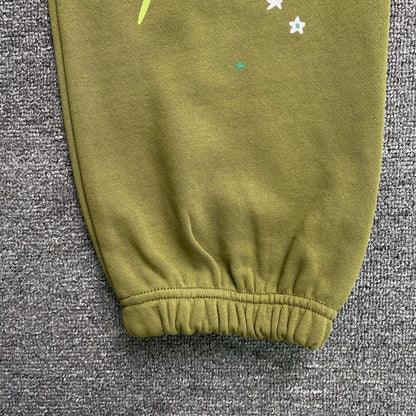 Pantalón Sp5der Heavy Web Verde