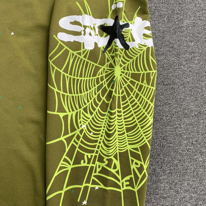 Pantalón Sp5der Heavy Web Verde