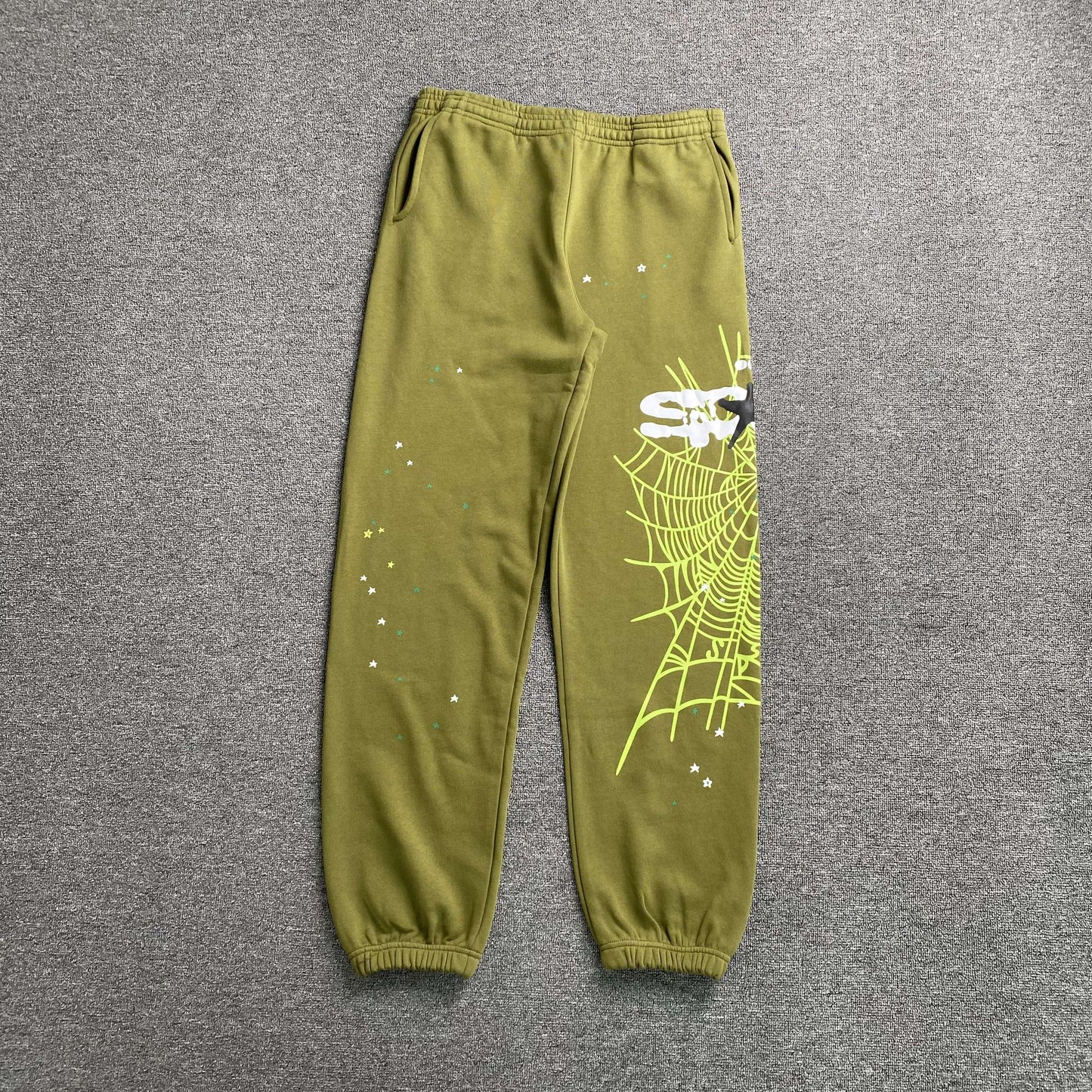 Pantalón Sp5der Heavy Web Verde