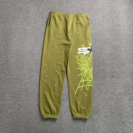 Pantalón Sp5der Heavy Web Verde
