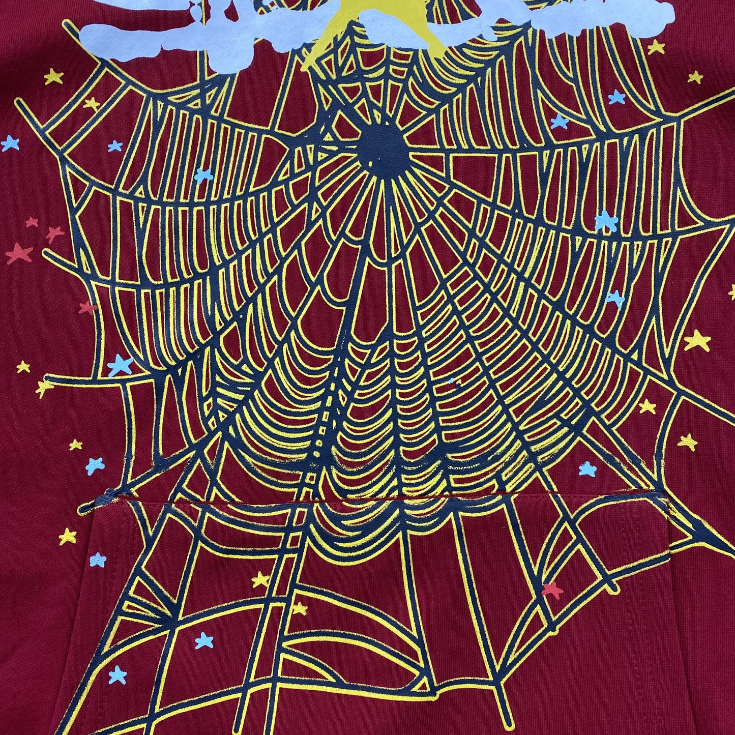 sp5der-logo-hoodie-maroon-3-Drip Store Argentina