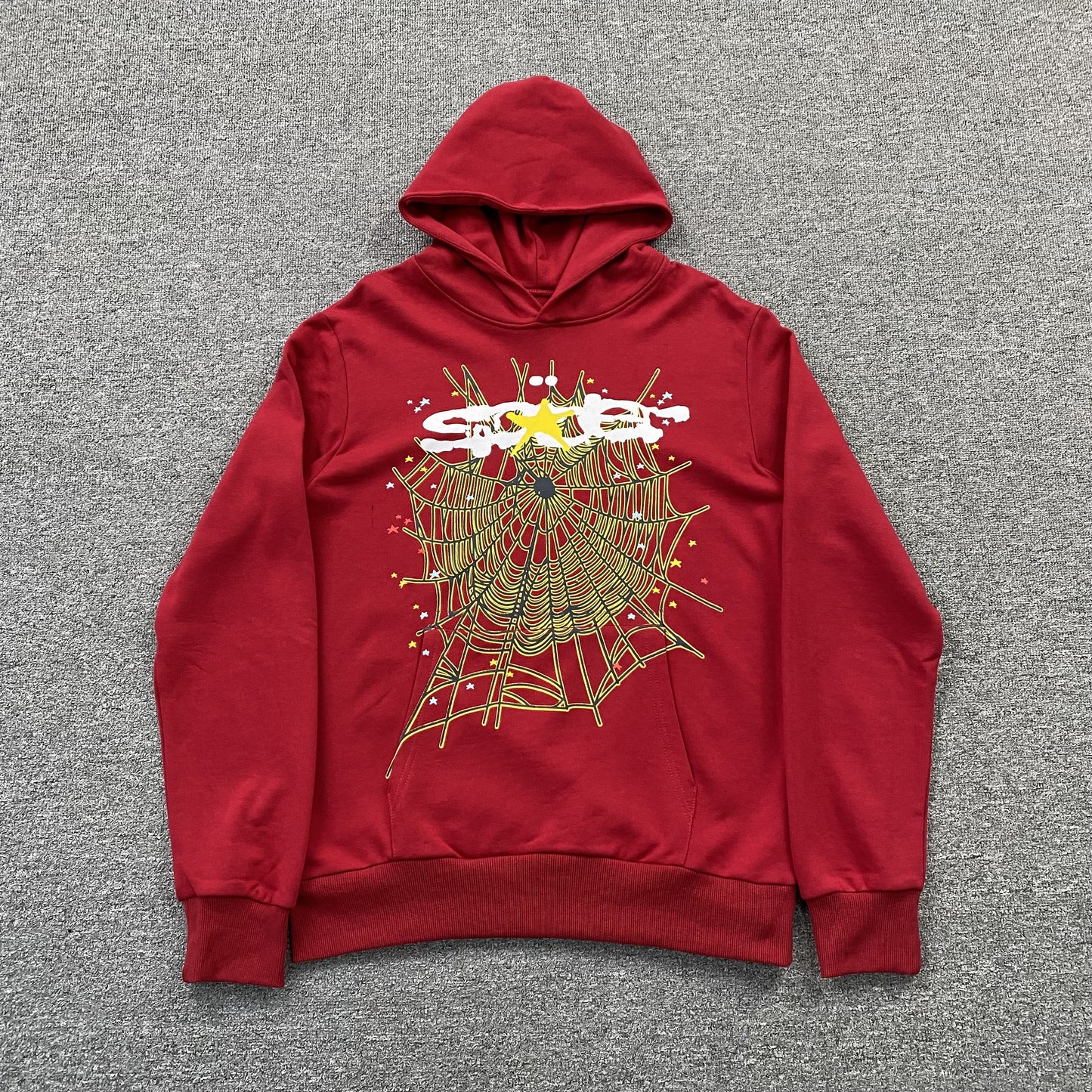 sp5der-logo-hoodie-maroon-Drip Store Argentina