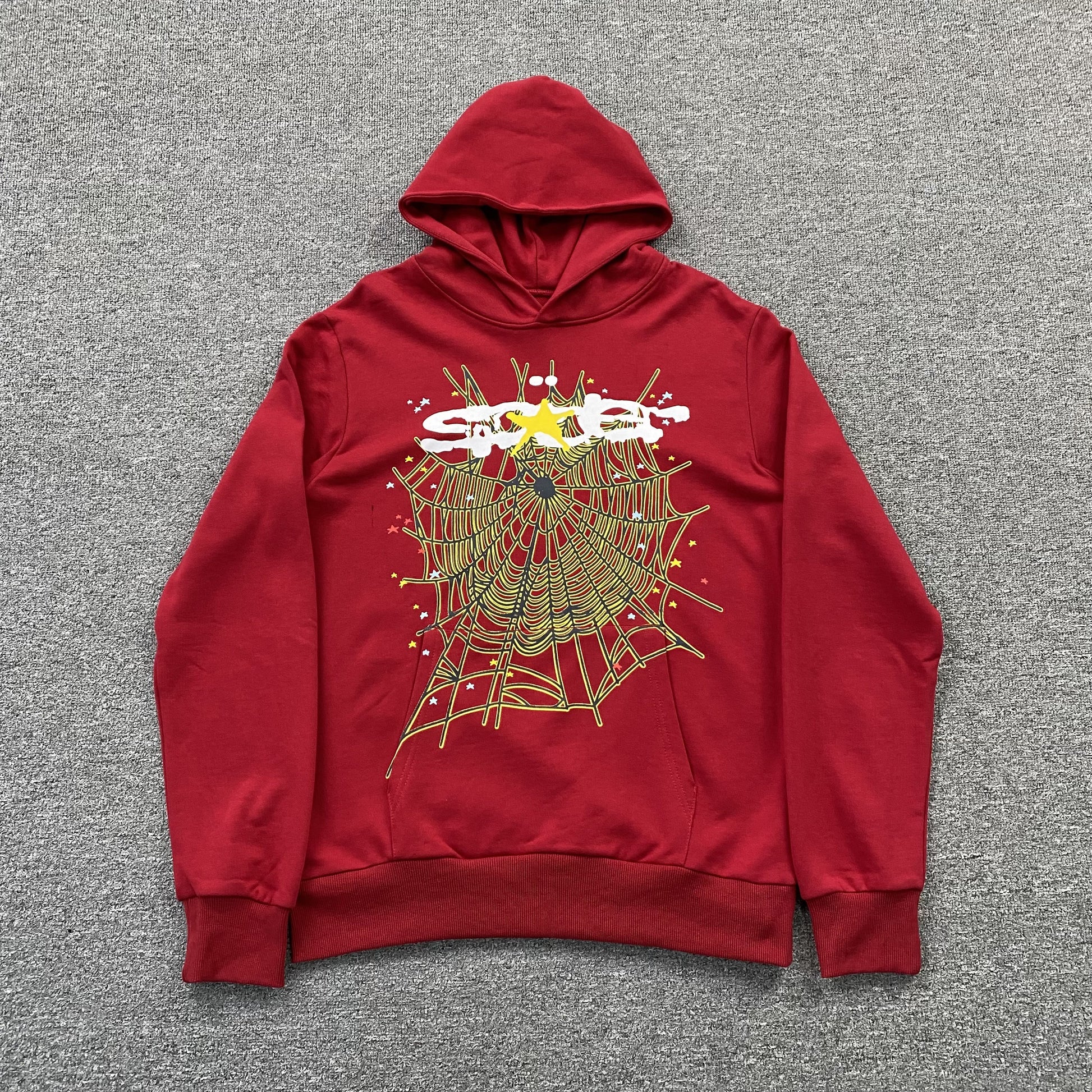 sp5der-logo-hoodie-maroon-Drip Store Argentina