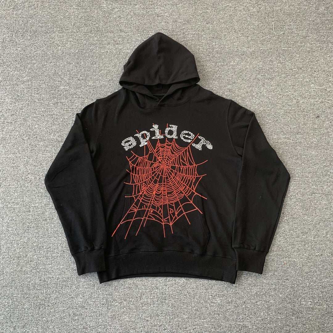 sp5der-og-rhinestone-logo-hoodie-black-Drip Store Argentina