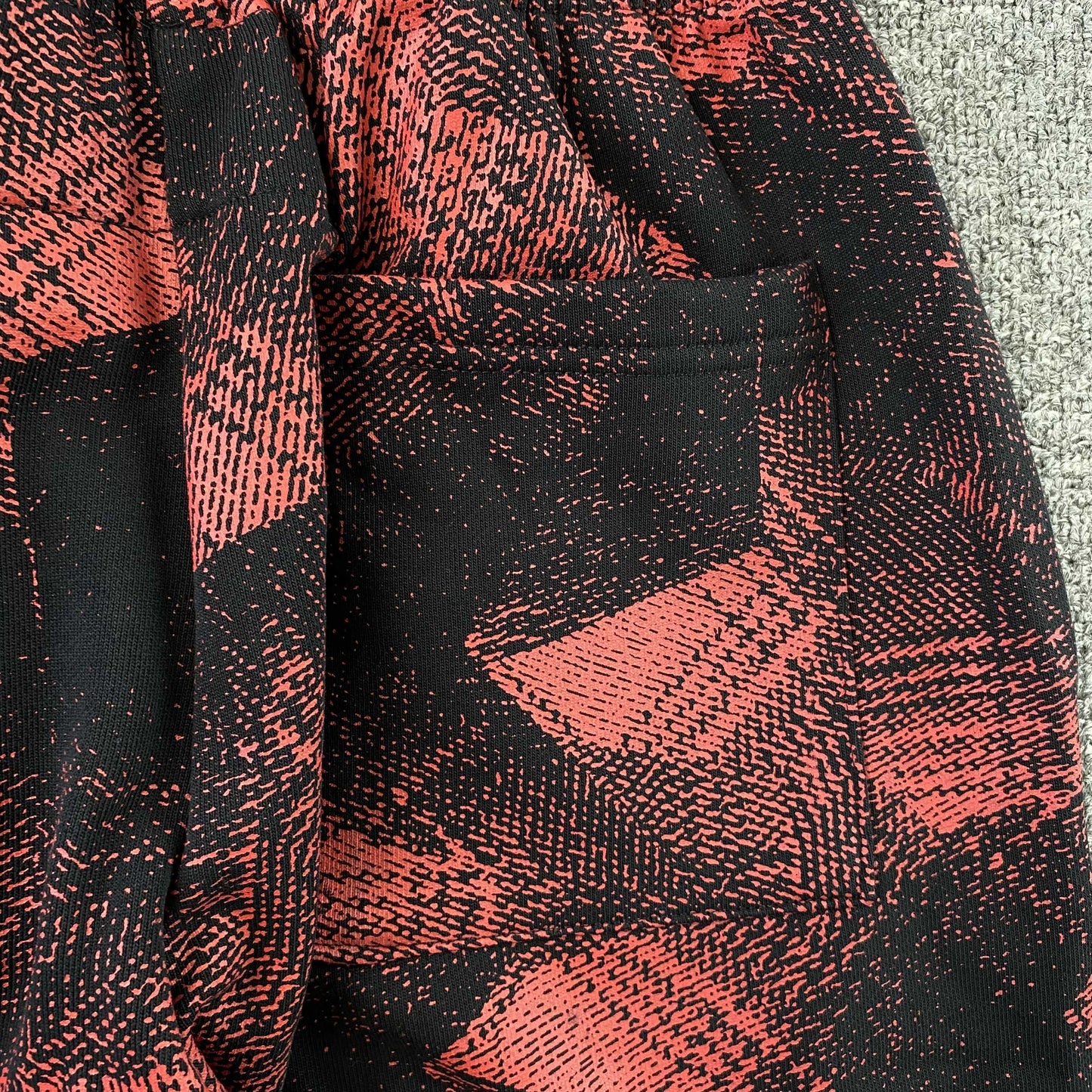 Pantalón Sp5der Plaid Splatt Rojo