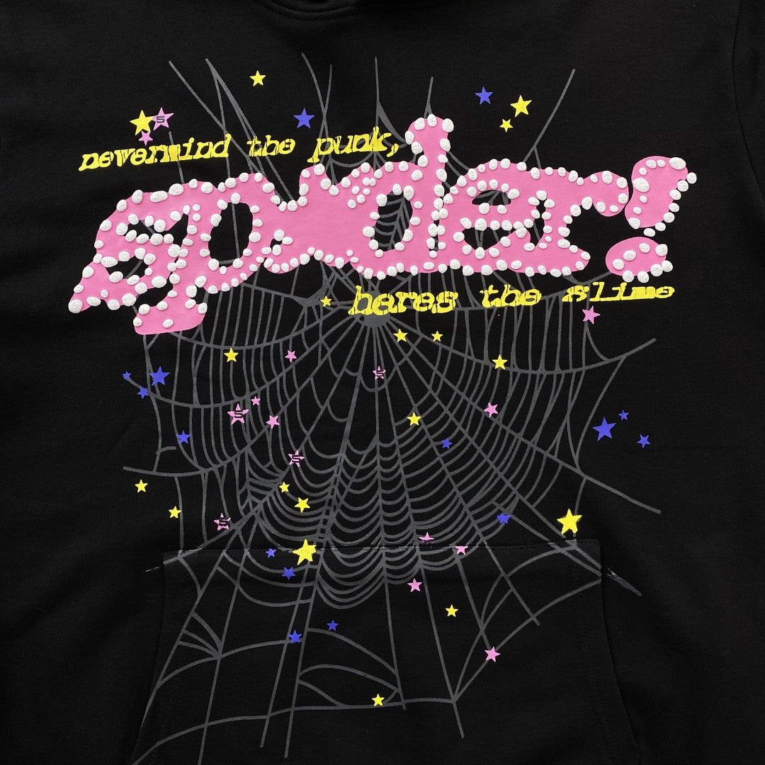 Buzo Sp5Der Spider P*Nk V2 Negro - Drip Store Argentina