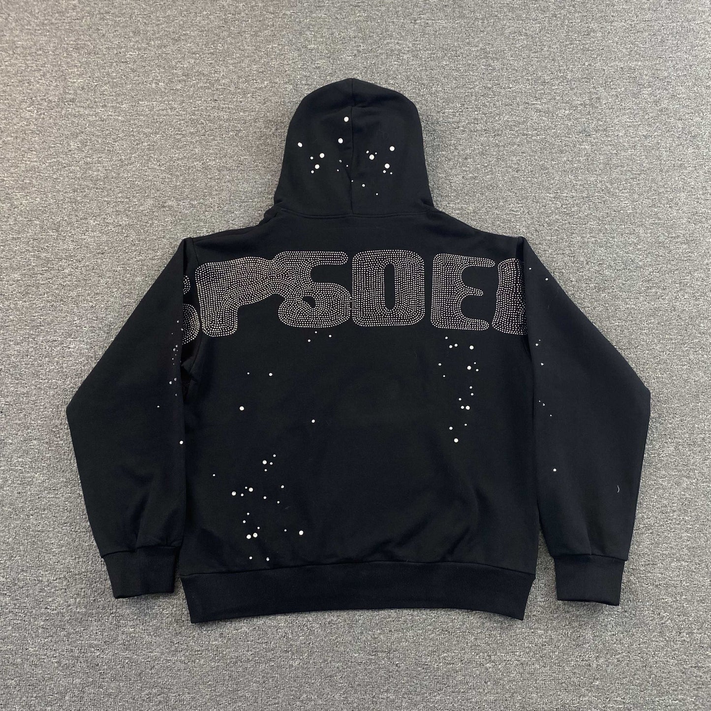 Buzo Sp5Der Rhinestone Silk Negro