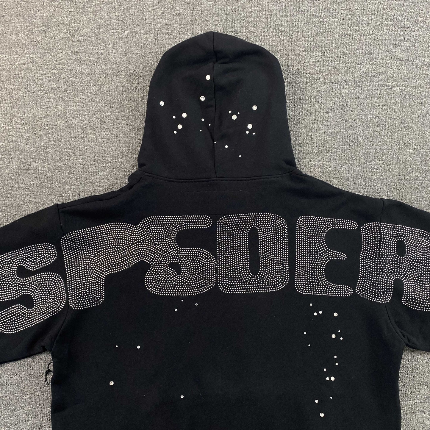 Buzo Sp5Der Rhinestone Silk Negro