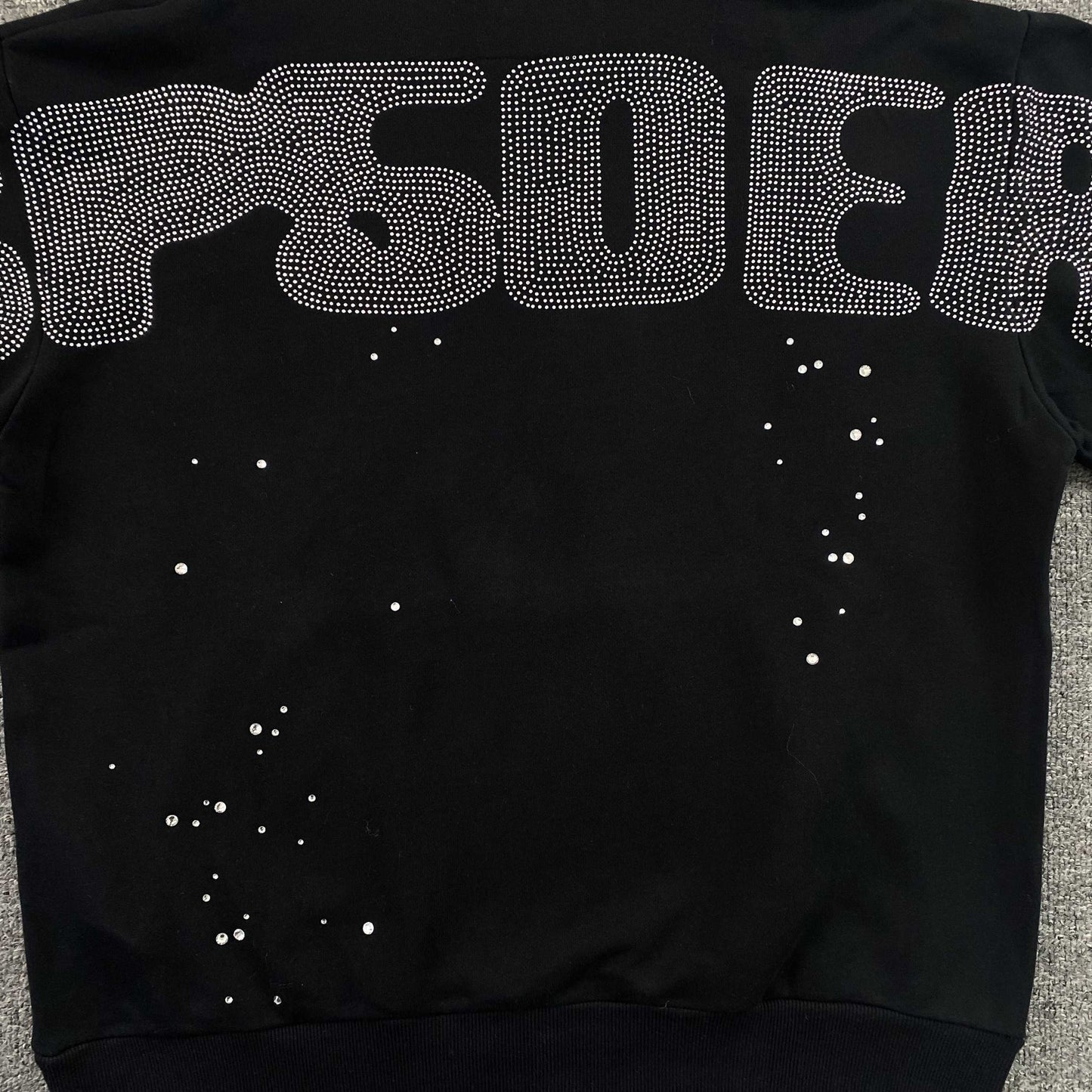 Buzo Sp5Der Rhinestone Silk Negro