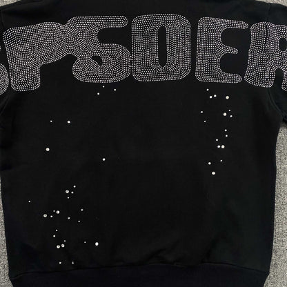 Buzo Sp5Der Rhinestone Silk Negro